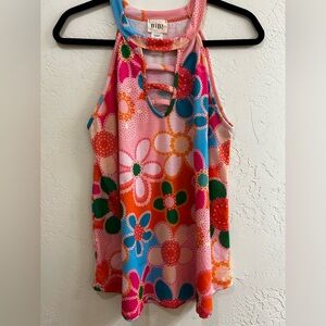 BiBi Multicolor Floral Top